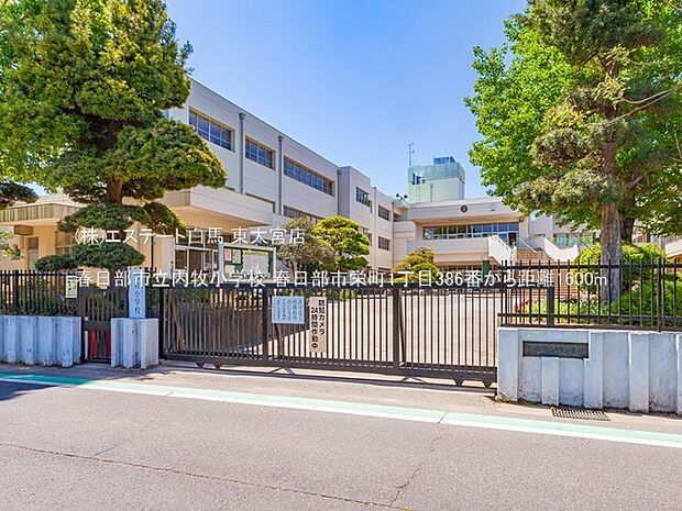 春日部市立内牧小学校(1600m)