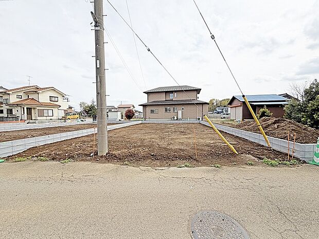 広々カースペースも可能な、ゆとりの敷地のご提案。