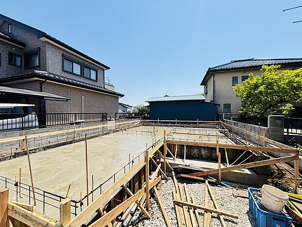 今なら建築中の住まいをご覧いただけます。構造体の質問もお気軽に。