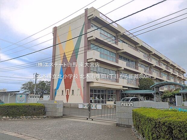 北本市立北小学校(800m)