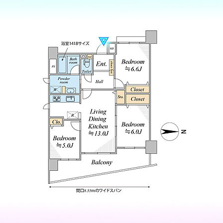 住まう方のライフスタイルに合わせて柔軟に活用できる、ゆとりある空間構成が魅力です。それぞれの居室が独立性を保ちつつも、日々の生活動線を心地よく整えてくれる、バランスの良い住空間に仕上げました