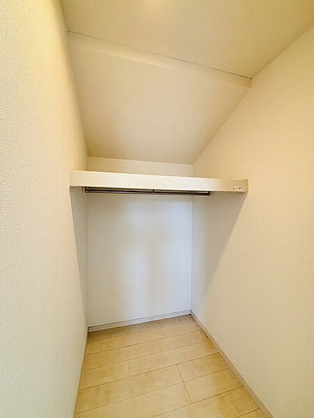 収納力と使い勝手がうれしいウォークインクローゼットがあります