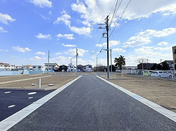 分譲地内道路。