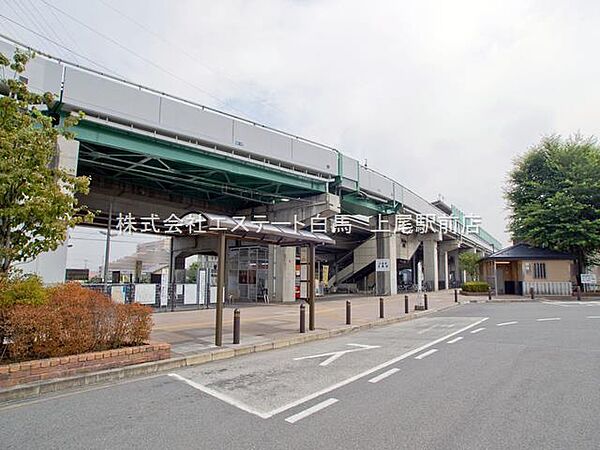 羽貫駅（1360m）