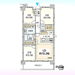クレアホームズ北浦和楓雅の邸 3LDKの間取図画像