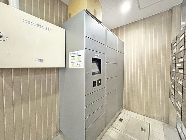 留守がちな世帯でもしっかり受け取れる宅配ボックス。