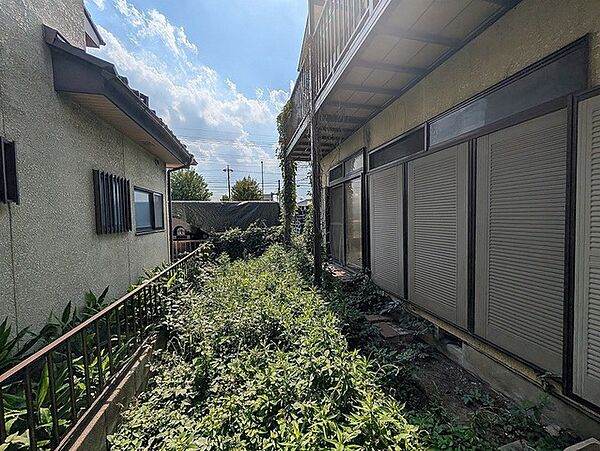 そんなに大きくはないけれど、お庭が持てるのが持家の魅力。