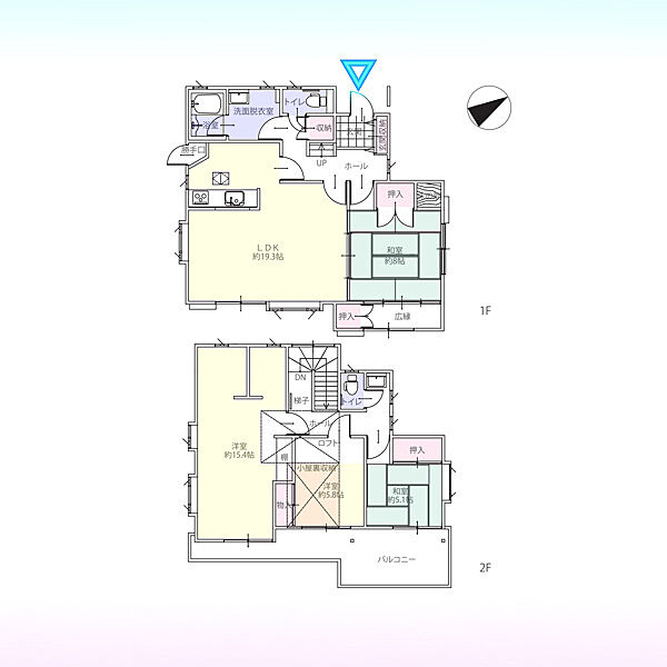 間取りを拡大表示
