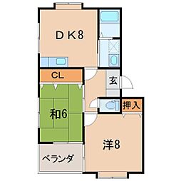 T・YクレストB 2階