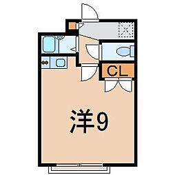 福島県福島市瀬上町幸町15-1 ワンルームの間取図画像