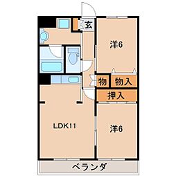 ブラウンハイムA 2階