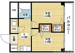 木川東エクセルハイツ 5階/-