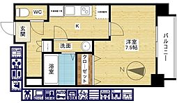 ＣＨＡＲＭＥ十三本町 2階1Kの間取り