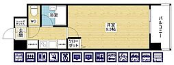 PARKFLATSESAKA 1Kの間取図画像