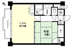 ファミールヴィラ仙石原 1LDKの間取図画像