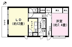 椿苑強羅リゾートマンション 1LDKの間取図画像