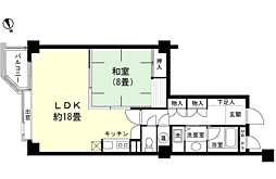 ディセント強羅 1LDKの間取図画像