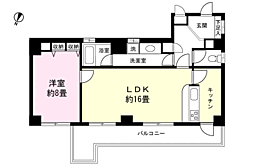 クリオ強羅壱番館 1LDKの間取図画像