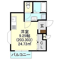 間取図画像 ワンルーム