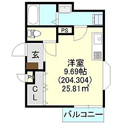 間取図画像 ワンルーム