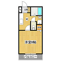 茨城県つくば市春日4丁目（賃貸マンション1K・2階・25.00㎡） その2