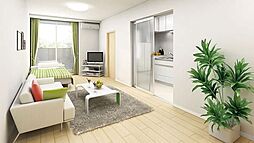 メゾンフォーリスト 2階1Kのリビング/ダイニング