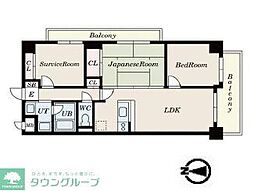 レジデンス八王子上野町 3LDKの間取図画像