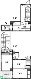 グリーンパレス 3Kの間取図画像