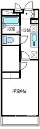 レオパレススノーヴァレー相模原 1Kの間取図画像