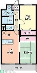 ローザヴィヴァーチェ 2LDKの間取図画像