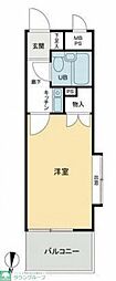 ライオンズマンション西八王子第3 1Kの間取図画像