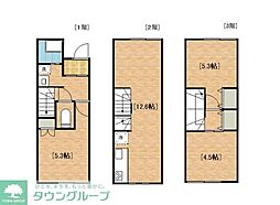 TheSiesta唐木田Terravene 3LDKの間取図画像