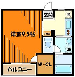 HaleKapua 1Kの間取図画像