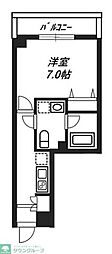 リヴシティ八王子 1Kの間取図画像