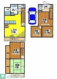 南台4丁目戸建て 5LDKの間取り
