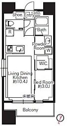 GRAN PASEO明大前 4階1LDKの間取り