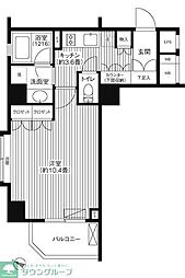 グランハイツ代々木 00902 9階1Kの間取り