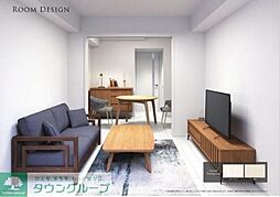 THE PREMIUM CUBE G 東中野 203 2階1Kのリビング/ダイニング