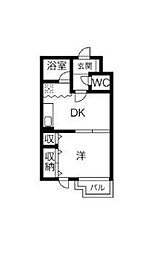 間取図画像 1LDK