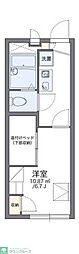 レオパレスルミエール　Ｅａｓｔ 1階1Kの間取り