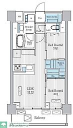 Terra蚕糸の森 2LDKの間取図画像