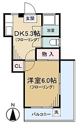 間取図画像 1DK