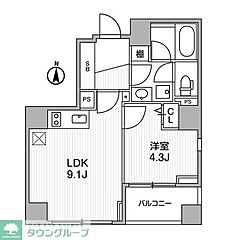物件の間取り