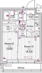 物件の間取り
