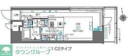 ZOOM東新宿 ワンルームの間取図画像