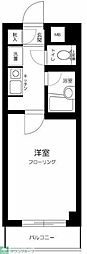 スカイコート新宿8 1Kの間取図画像