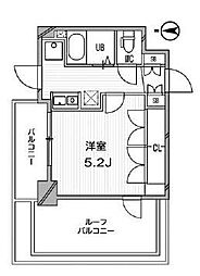 スペーシア高円寺1 1Kの間取図画像