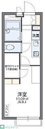 レオパレスプリマベーラ荻窪2 1Kの間取図画像