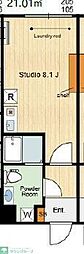 M's高円寺南5 ワンルームの間取図画像