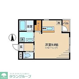ミラージュ中野 ワンルームの間取図画像
